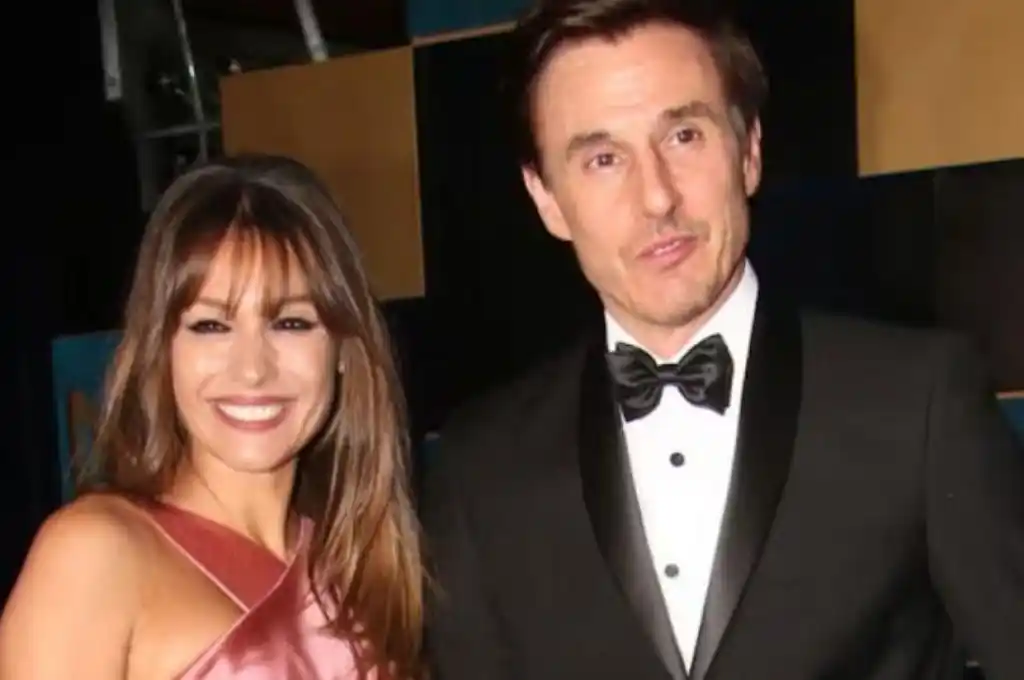 Pampita junto a Roberto García Moritán