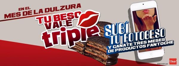 Campaña Fantoche "Tu beso vale triple"