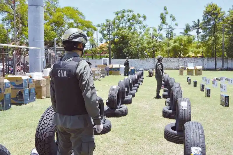 Decomisan mercadería ilegal con un aval
superior a los 187 millones de pesos