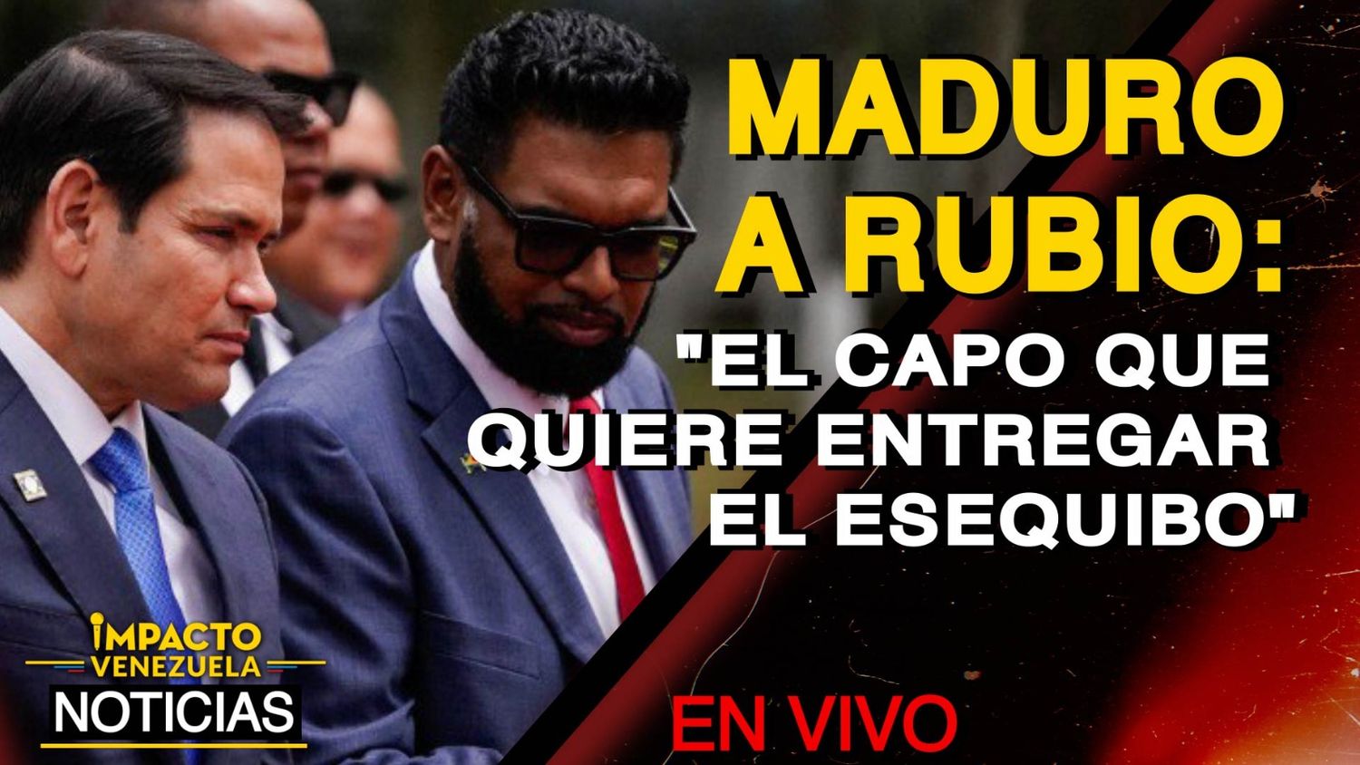 MADURO A RUBIO: «El capo quiere entregar el Esequibo»- VIDEO