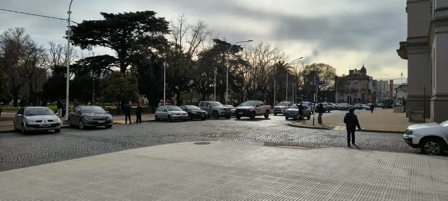 El episodio ocurrió en la esquina de Belgrano y Fuerte Independencia.
