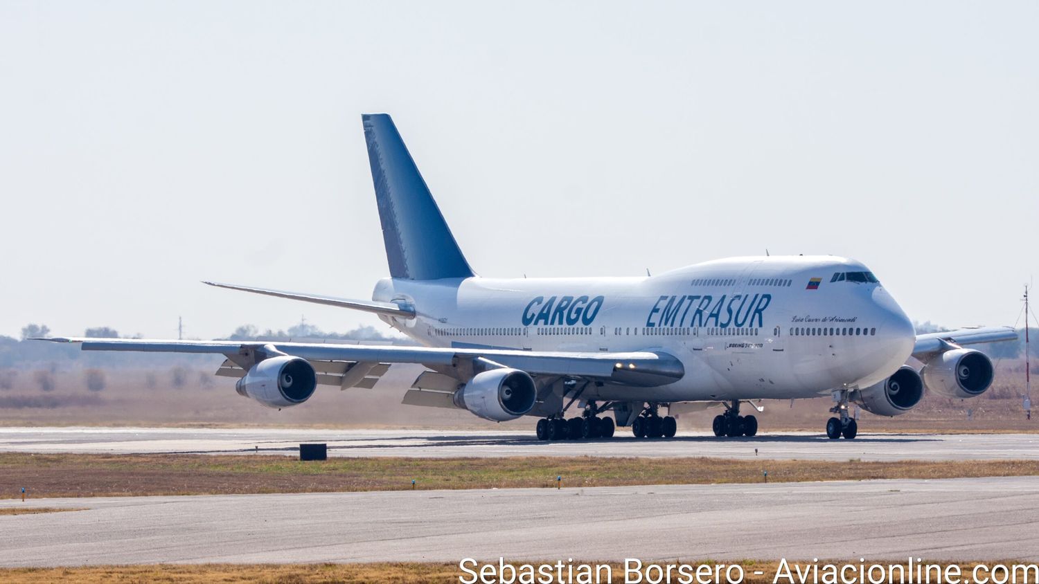 Detienen en Argentina un Boeing 747 venezolano vinculado a Irán