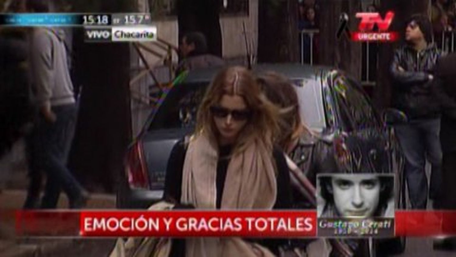 La presencia de Chloé Bello, la última novia de Cerati, en el adiós al músico: sus mensajes a Gustavo