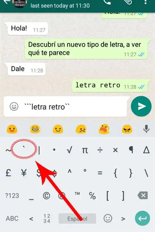 Cómo usar el nuevo tipo de letra “secreto” de WhatsApp