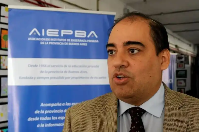 Martín Zurita, vocero de Asociación de Institutos de Enseñanza Privada de la Provincia de Buenos Aires.