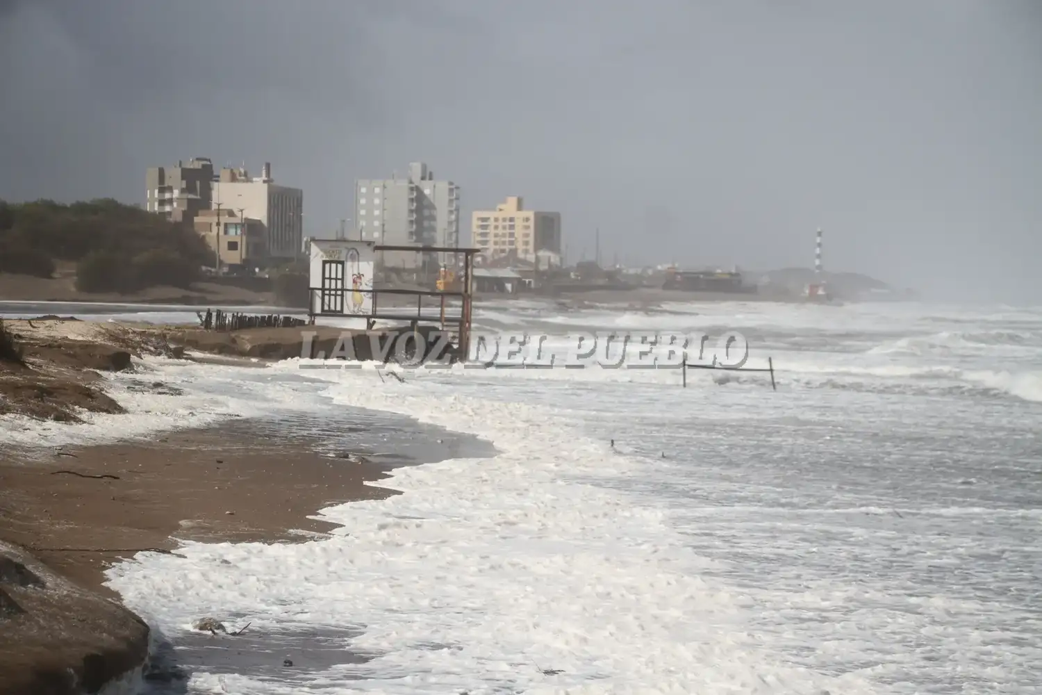 Temporal en Claromecó