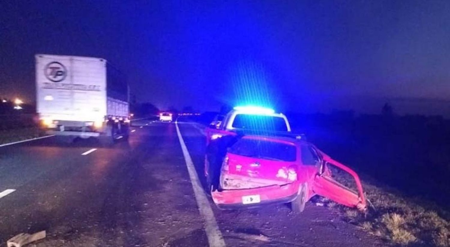 Fray Luis Beltrán: manejaba borracho y chocó cuatro vehículos