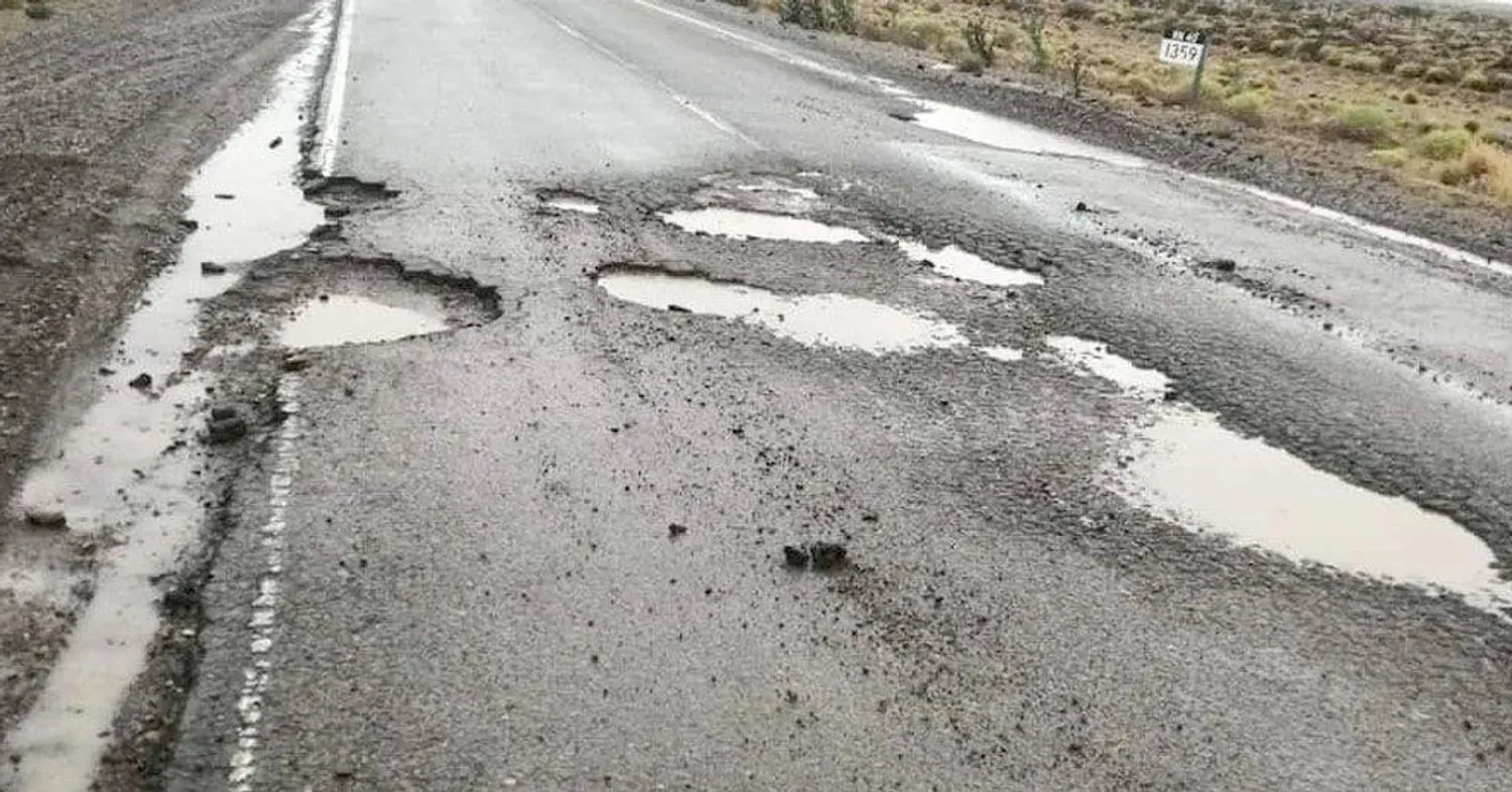 Empeora el estado de las rutas nacionales.