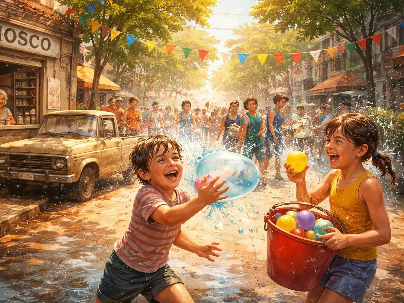 Postales de un tiempo sin pantallas, donde el barrio entero era territorio de juego.