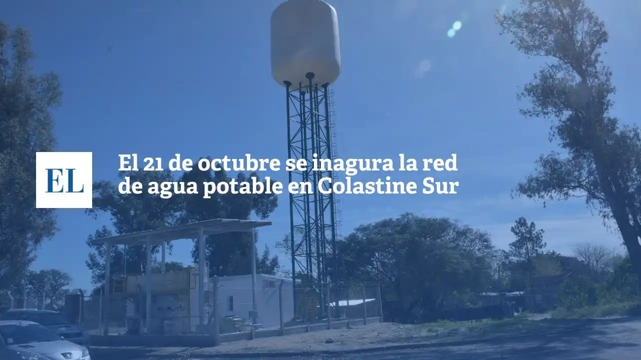 En octubre se inaugura la red de agua potable en Colastiné sur
