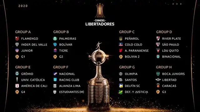 Los equipos argentinos conocen a sus rivales para la edición 2020