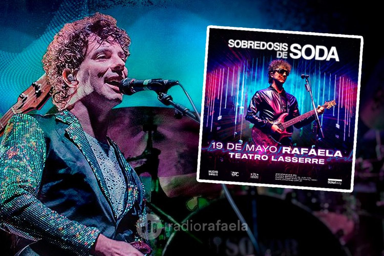 Llega una ‘sobredosis de Soda' a Rafaela: “cada show es una especie de festival de sensaciones”