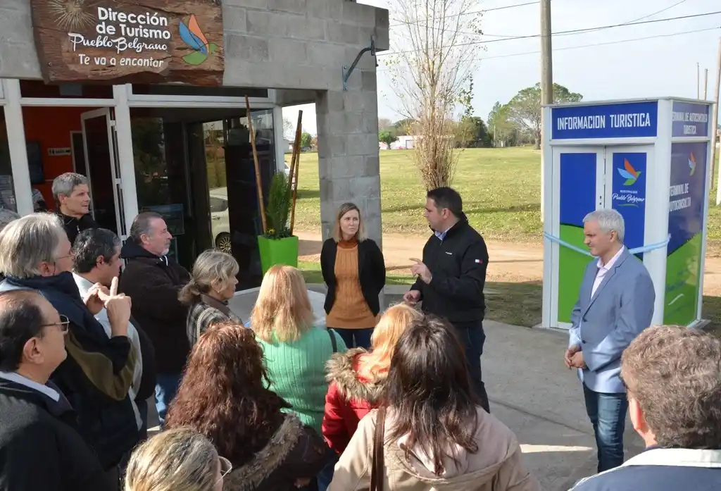 Pueblo Belgrano inauguró una Terminal de Autoconsulta Turística