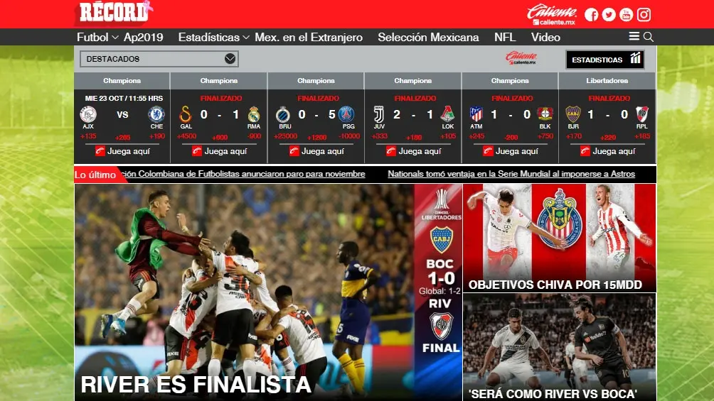 Los medios del mundo reflejaron el pase de River a la final