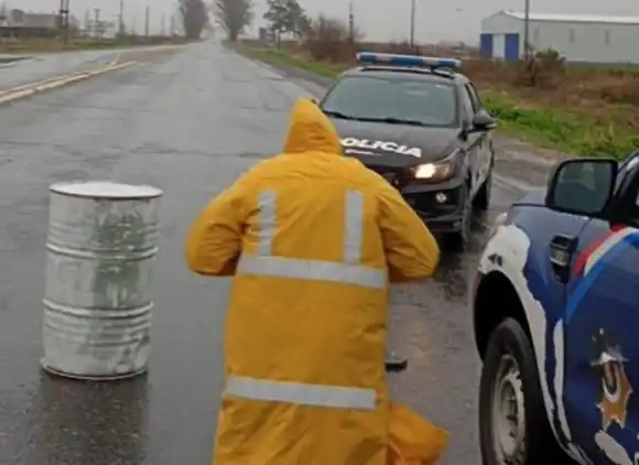 Ruta 70: tránsito reducido tras el despiste de un camión en el acceso a Humboldt