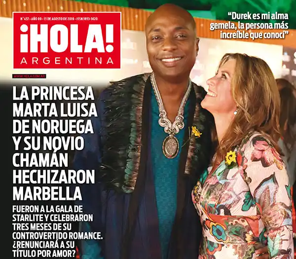 La princesa Marta Luisa de Noruega y su novio chamán