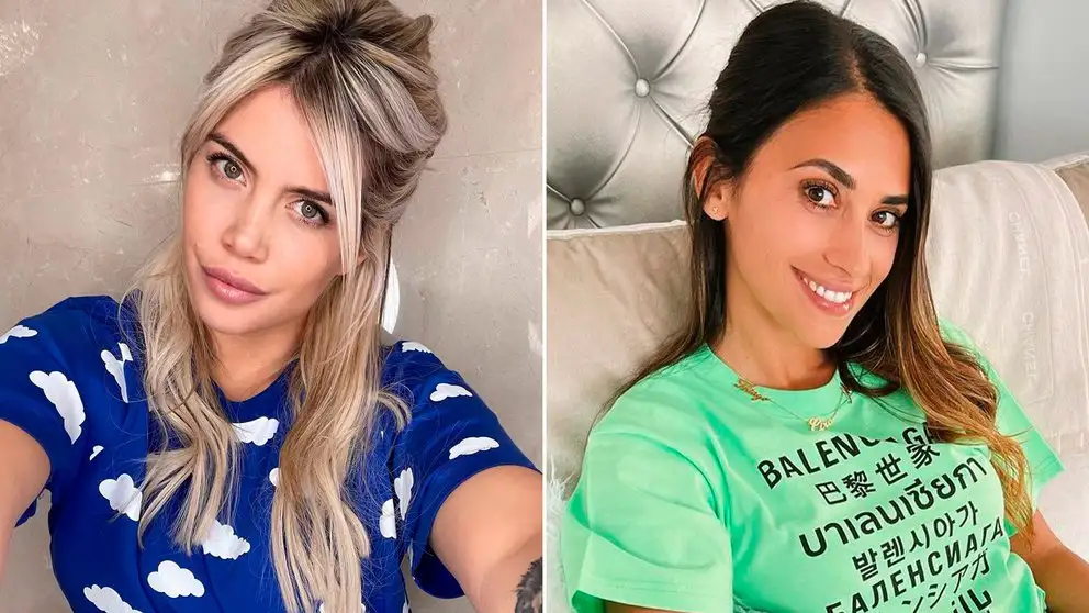 El primer gesto de Wanda Nara con Antonela Roccuzzo tras la llegada de Lionel Messi al PSG