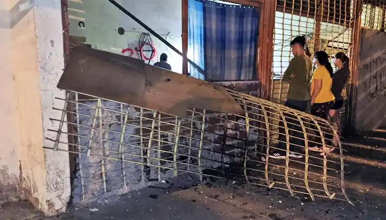 Explosión en un taller de herrería dejó como saldo dos personas heridas