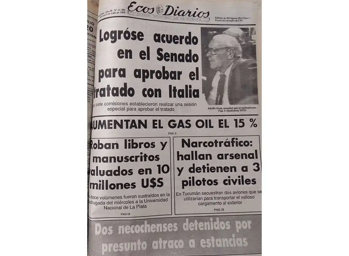 Jueves 21 de Julio de 1988