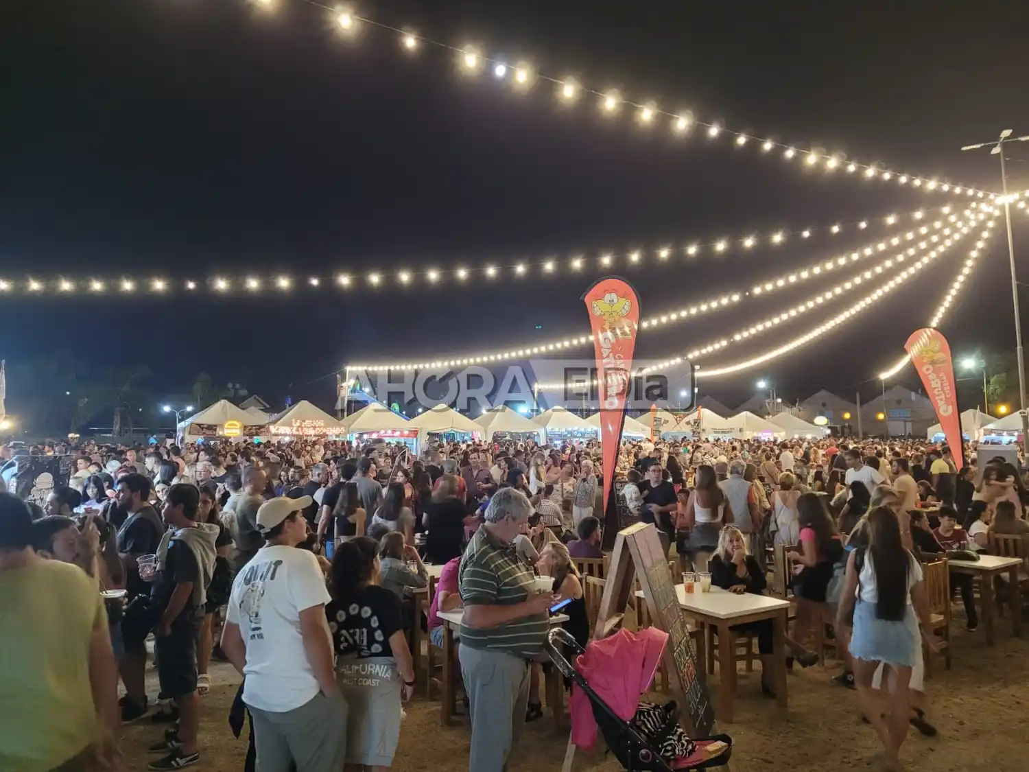 Buenas ventas y masiva concurrencia: Todo lo que dejó la primera noche de la Fiesta del Pescado y el Vino