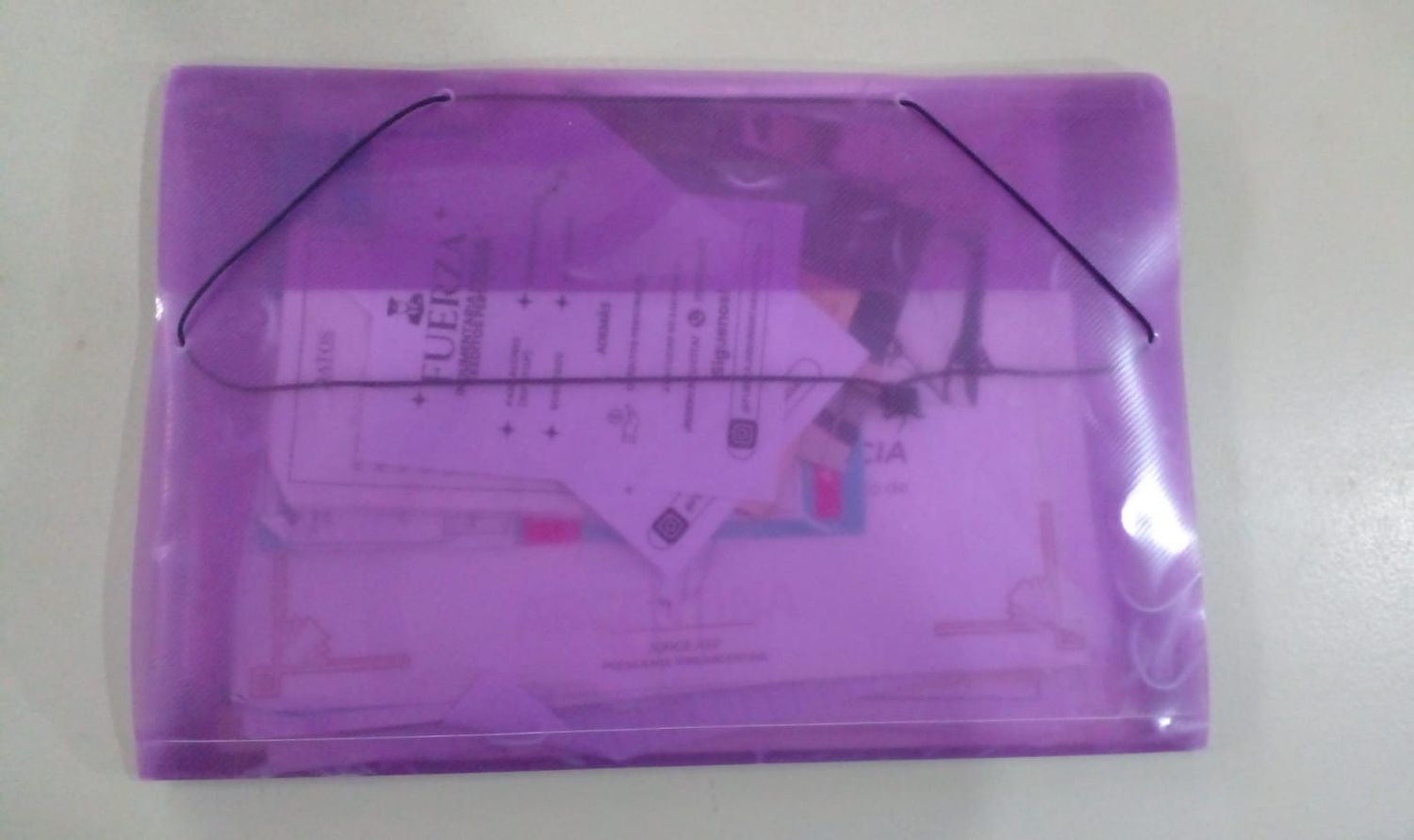 Hallaron esta carpeta con títulos y documentos
