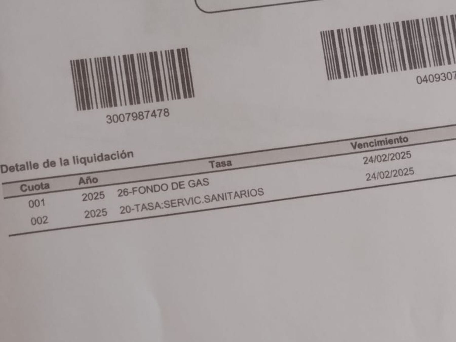 Servicios sanitarios: ¿por qué el Municipio cobra una tasa de gas?
