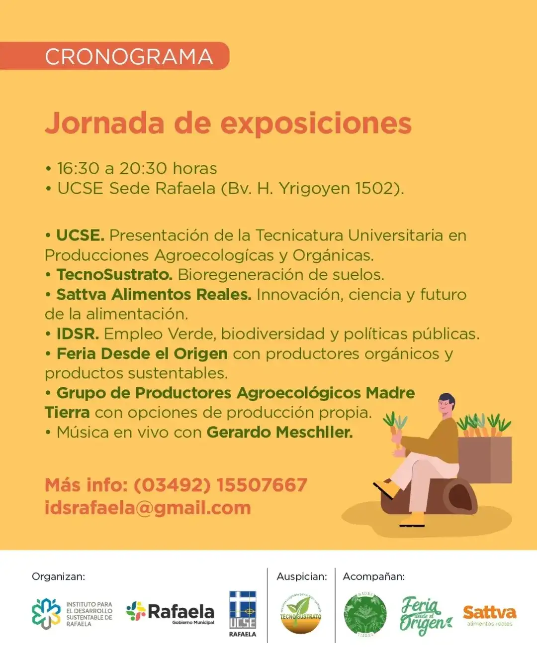 Rafaela será sede del primer encuentro sobre producciones alternativas y empleo verde - 1