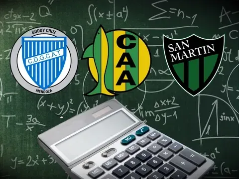 Sam de San Juan,Godoy Cruz y Aldosivi, los más complicados en la zona de descenso.Foto:El Gráfico