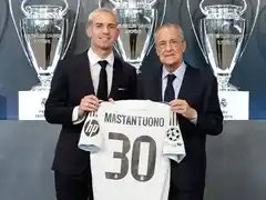 El azuleño Franco Mastantuono fue presentado oficialmente en el Real Madrid