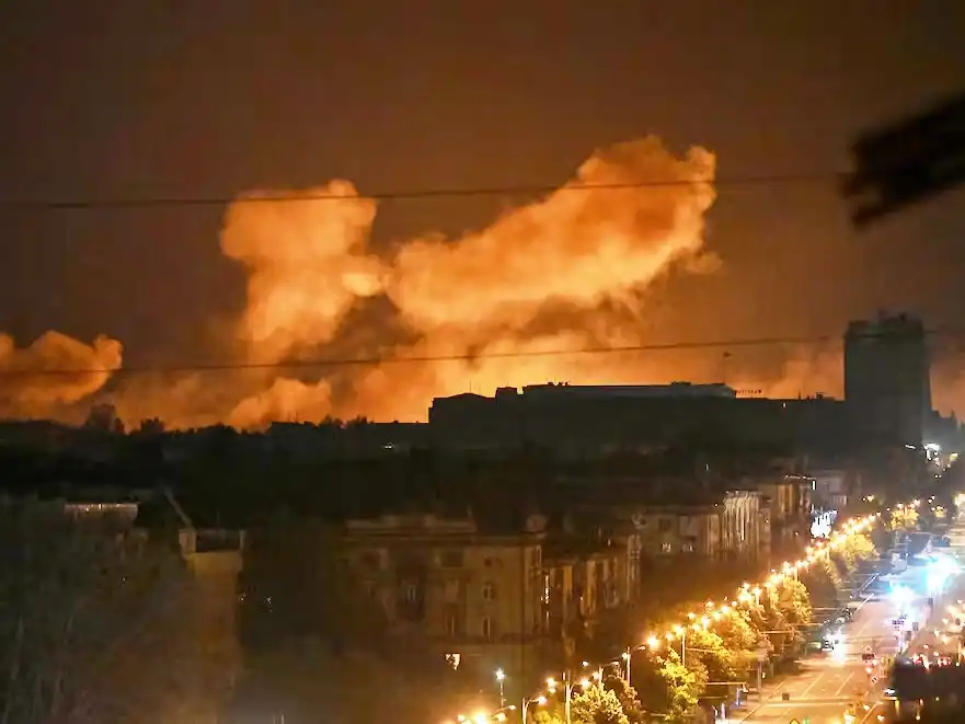 Ataque masivo de Rusia a Ucrania: más de 30 heridos tras el impacto de drones y misiles en Zaporizhzhia