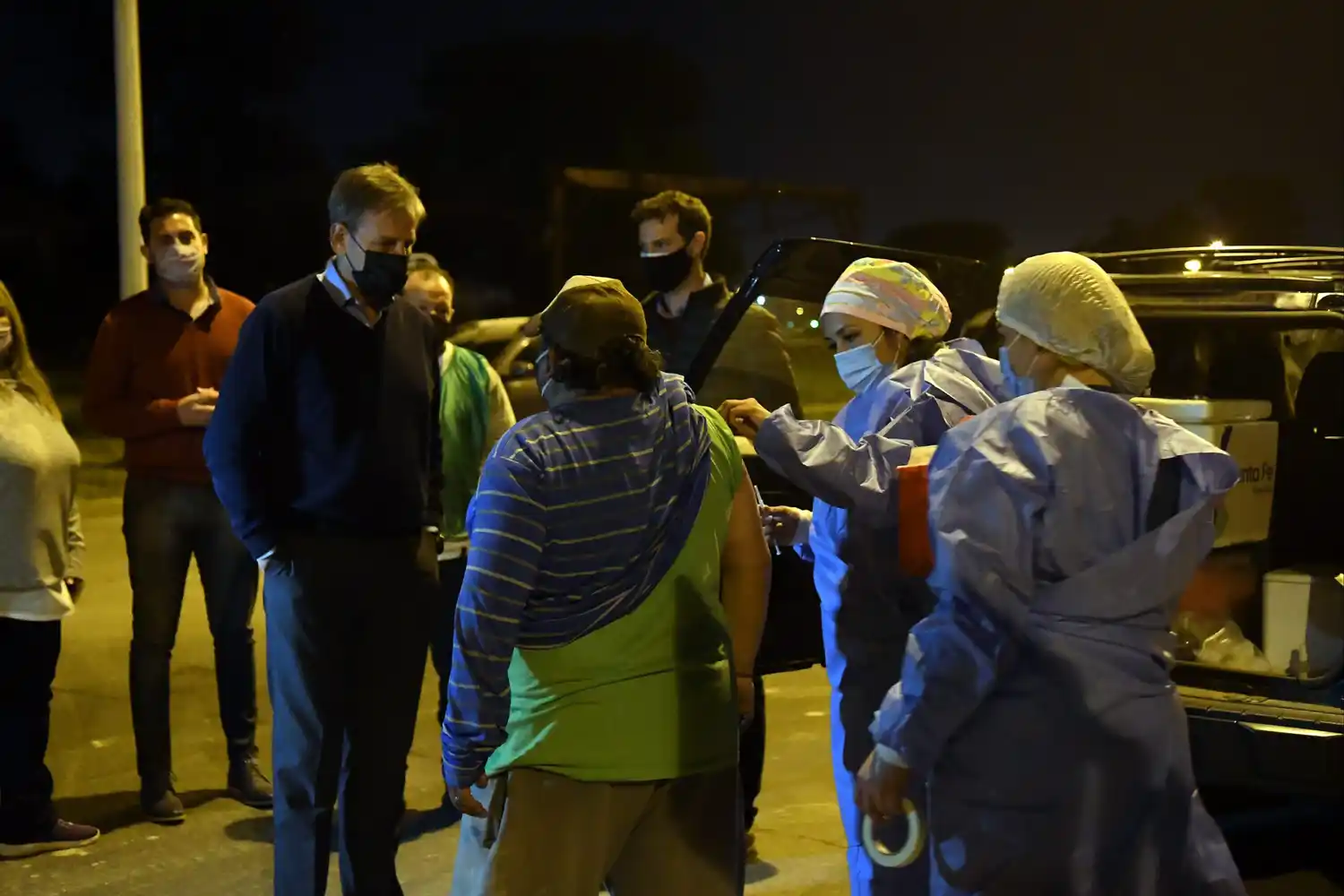 Continúa el operativo de vacunación a personas en situación de calle