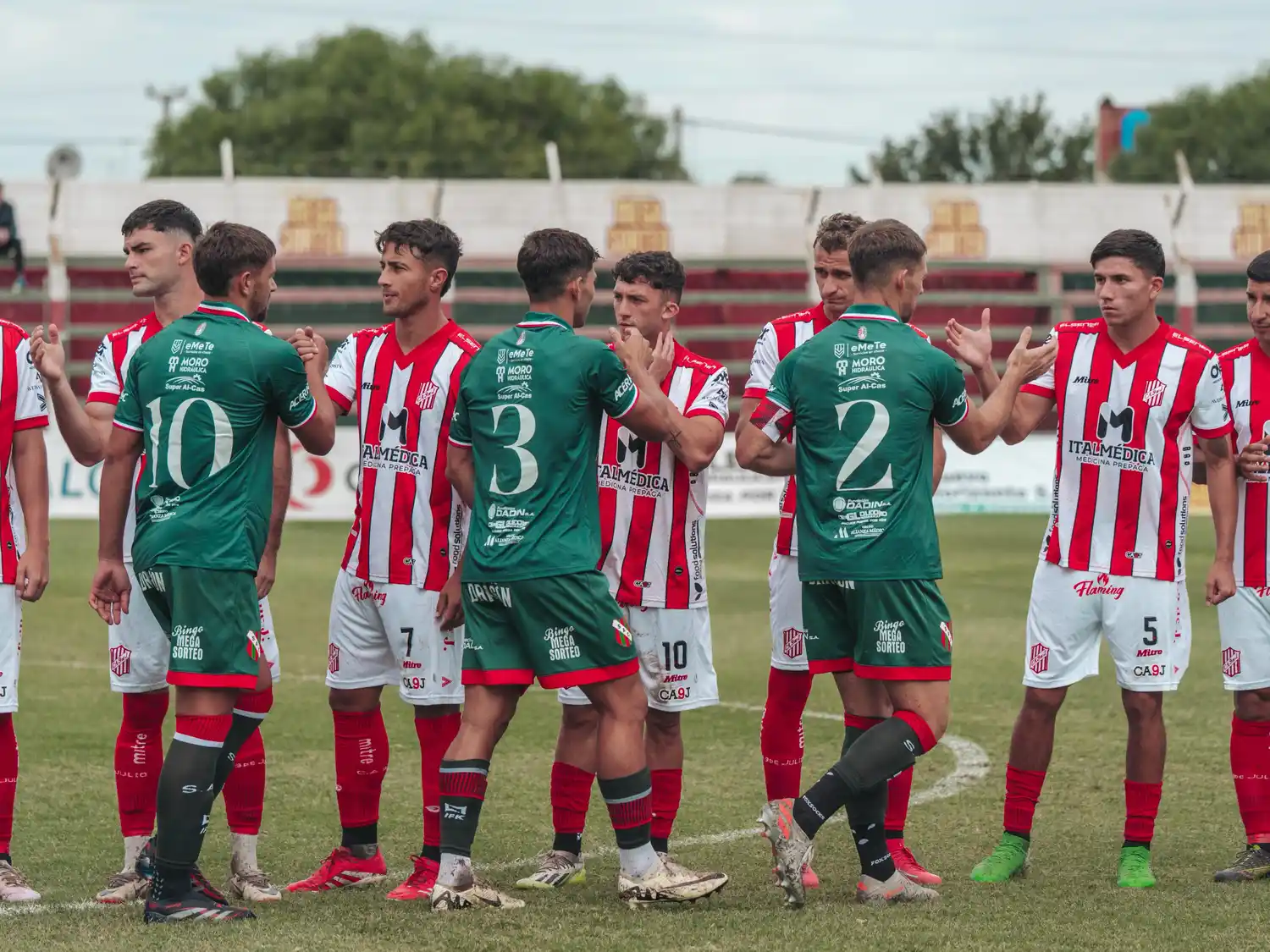 El "9" empató 1 a 1 en su visita a Sp.Las Parejas . Foto: Prensa 9 de Julio