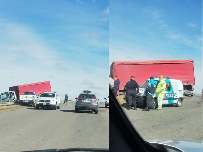 Camión accidente puente Tala