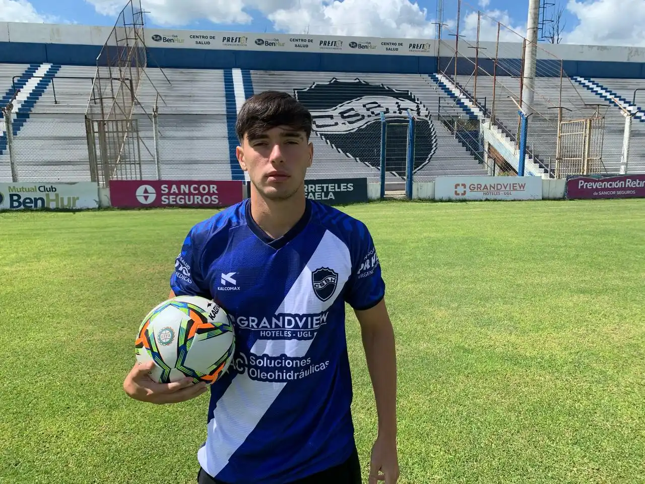 Bircher, de 20 años, llega procedente de Unión de Santa Fe. Créditos: Prensa Ben Hur