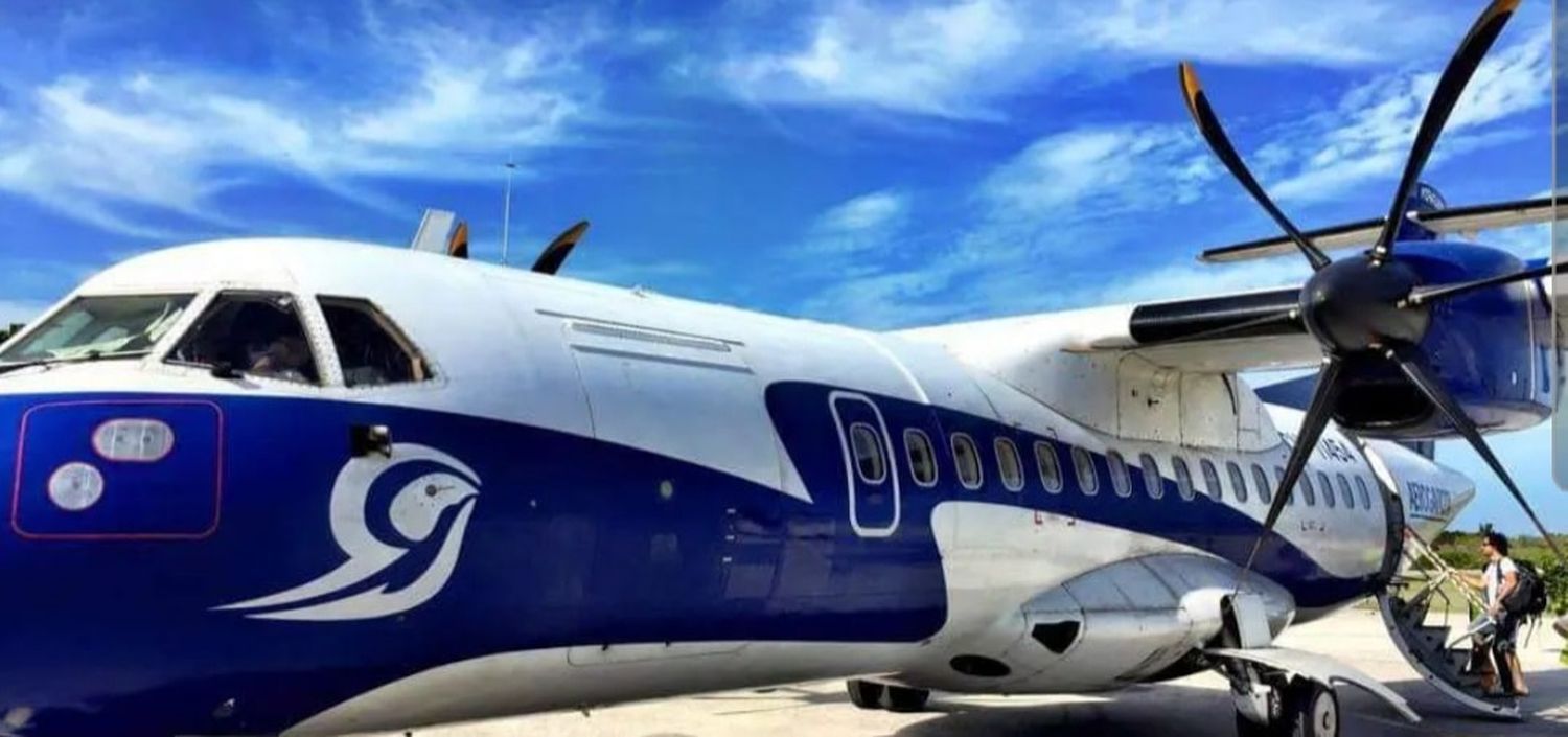 Aerogaviota reanudo sus vuelos con ATR 42 a destinos turísticos de Cuba