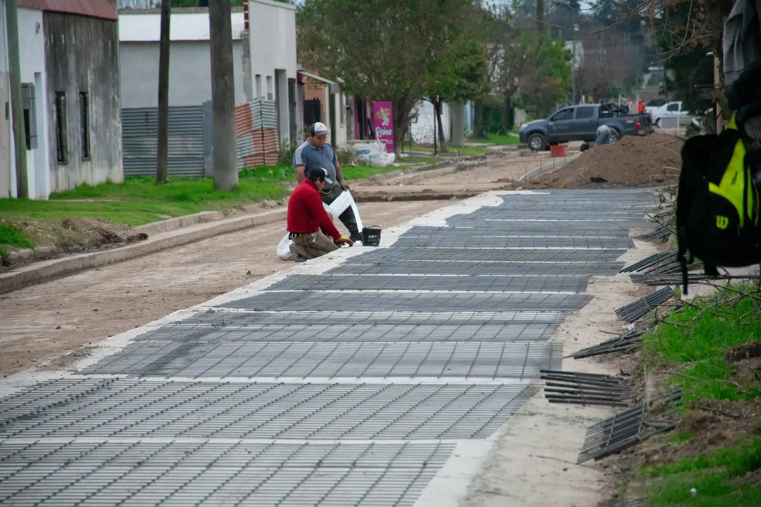 Avanza la pavimentación de calle Intendente Parachú