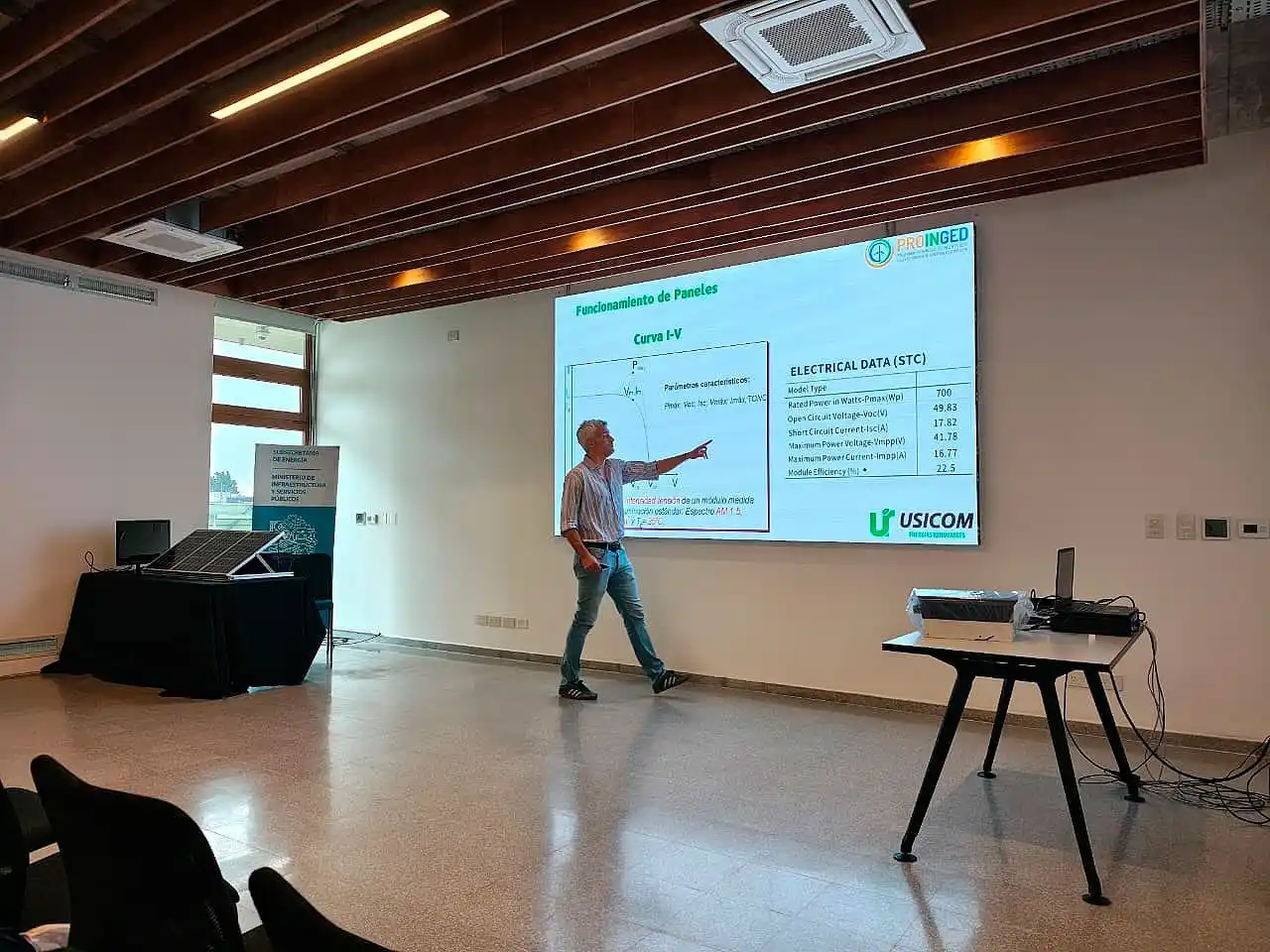 Usicom participó de una jornada provincial sobre el futuro de las energías renovables