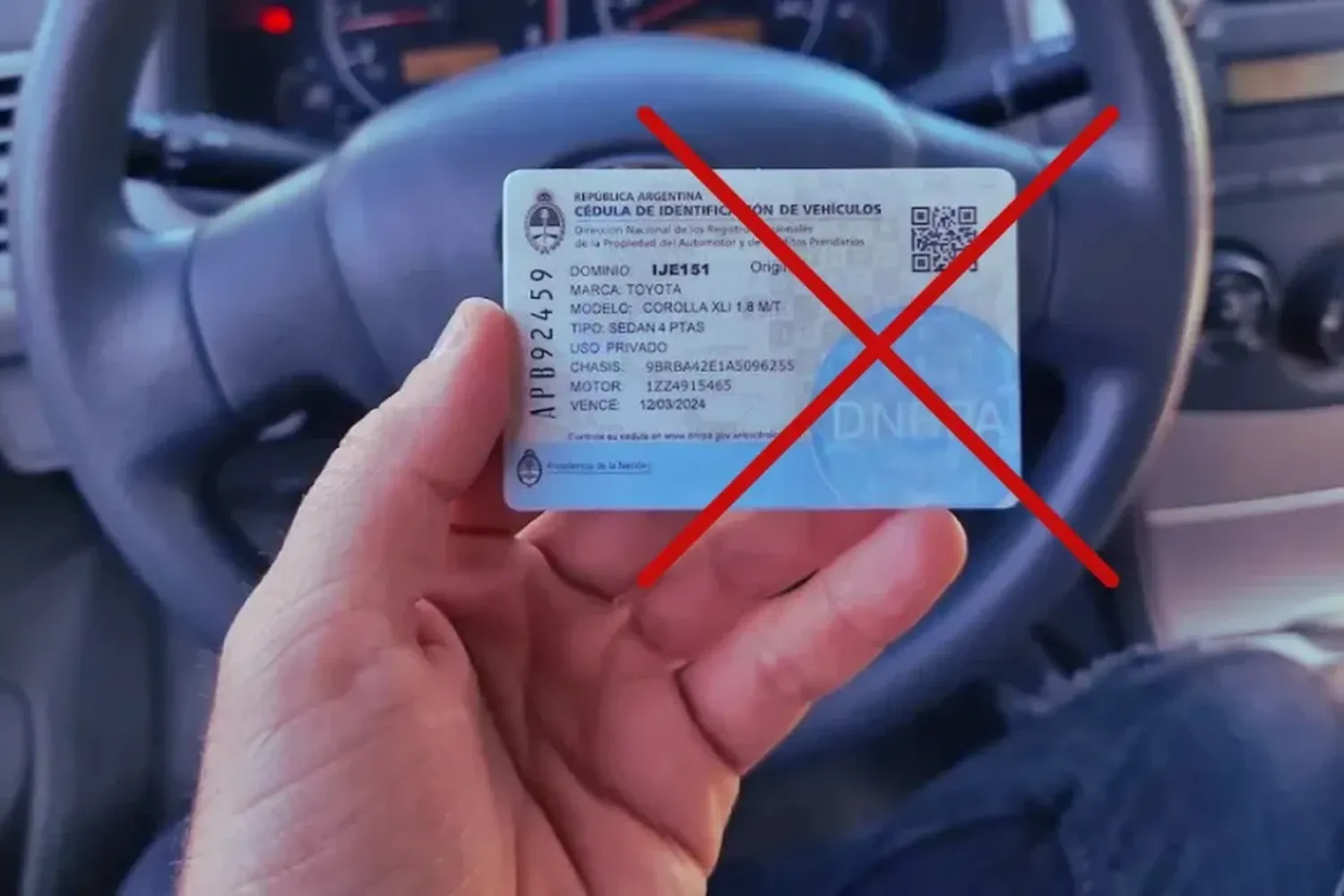 No hay más cédula azul: cómo autorizar a otra persona a manejar un auto