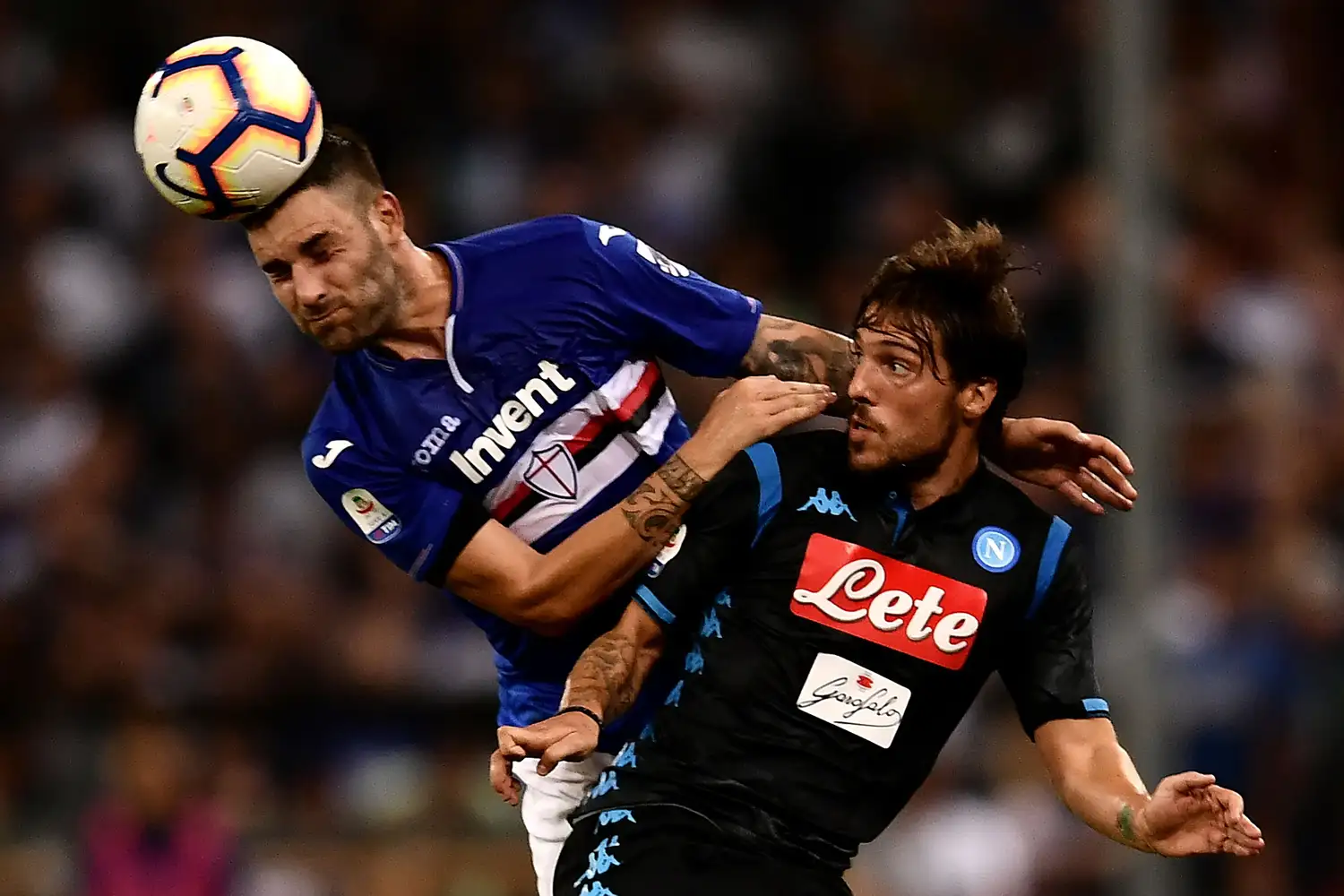 Sampdoria goleó a Napoli