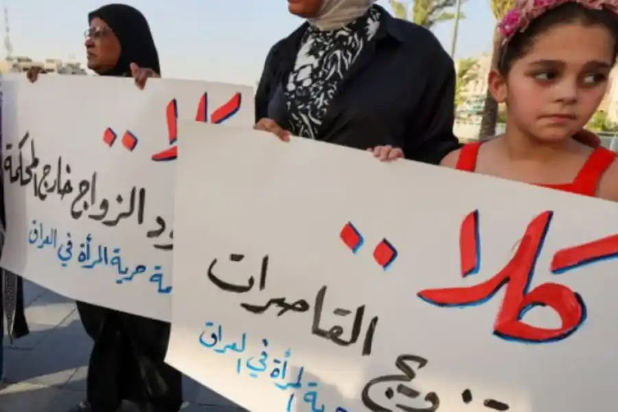 Polémica por un proyecto de ley en Irak que permite el matrimonio con niñas de 9 años