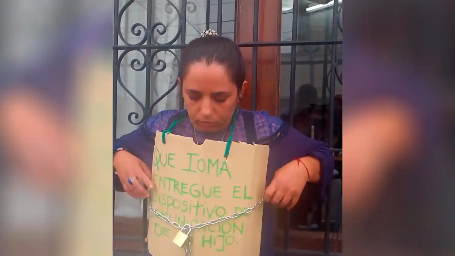 Casandra prometió repetir la acción este miércoles por la mañana.