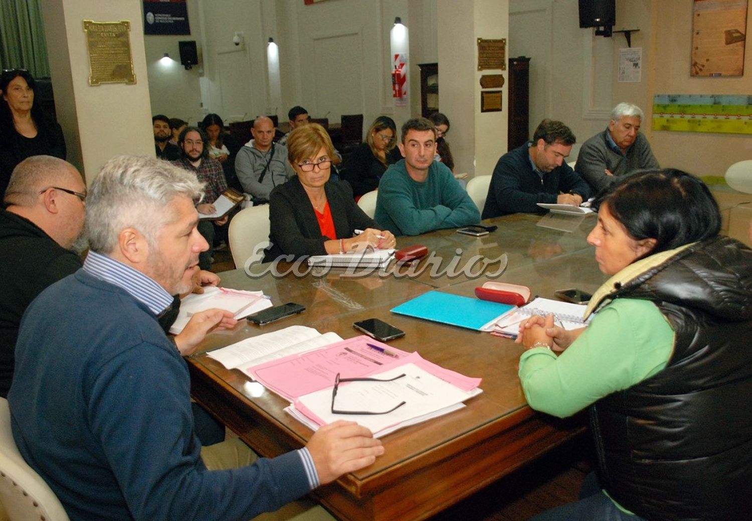 Exposición. Del concejal Mauro Velázquez a sus pares