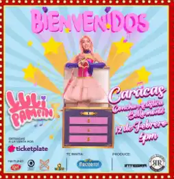 Luli Pampín estará el domingo en Caracas. Foto Instagram