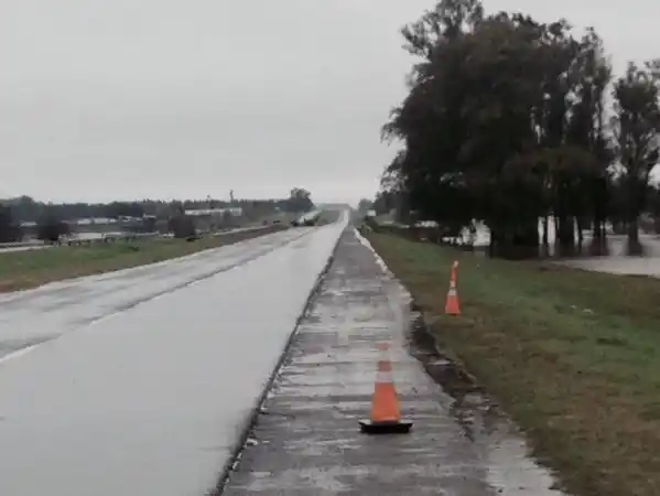Rutas provinciales cortadas por las intensas precipitaciones