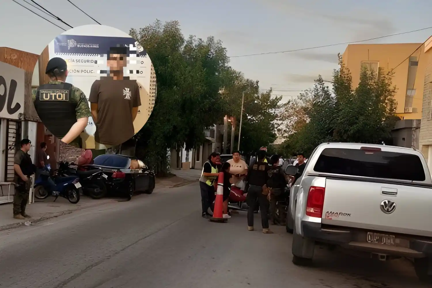 Al regresar por la documentación que había perdido, lo detuvieron.