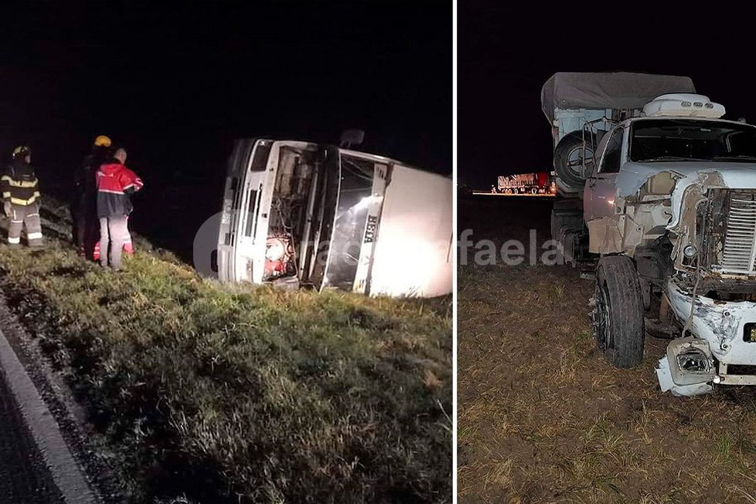 Fuertísimo accidente sobre la Ruta Nacional 34: un camión embistió con violencia a una “Trafic”