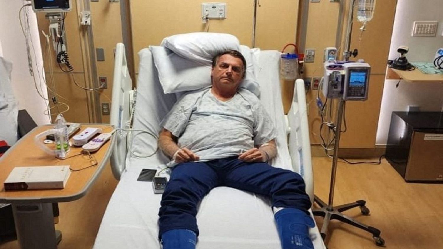 Jair Bolsonaro está hospitalizado en FLORIDA por un problema intestinal