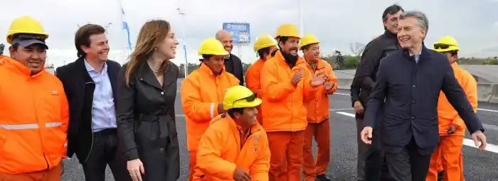 Macri y Vidal inauguraron obras en Puente de La Noria