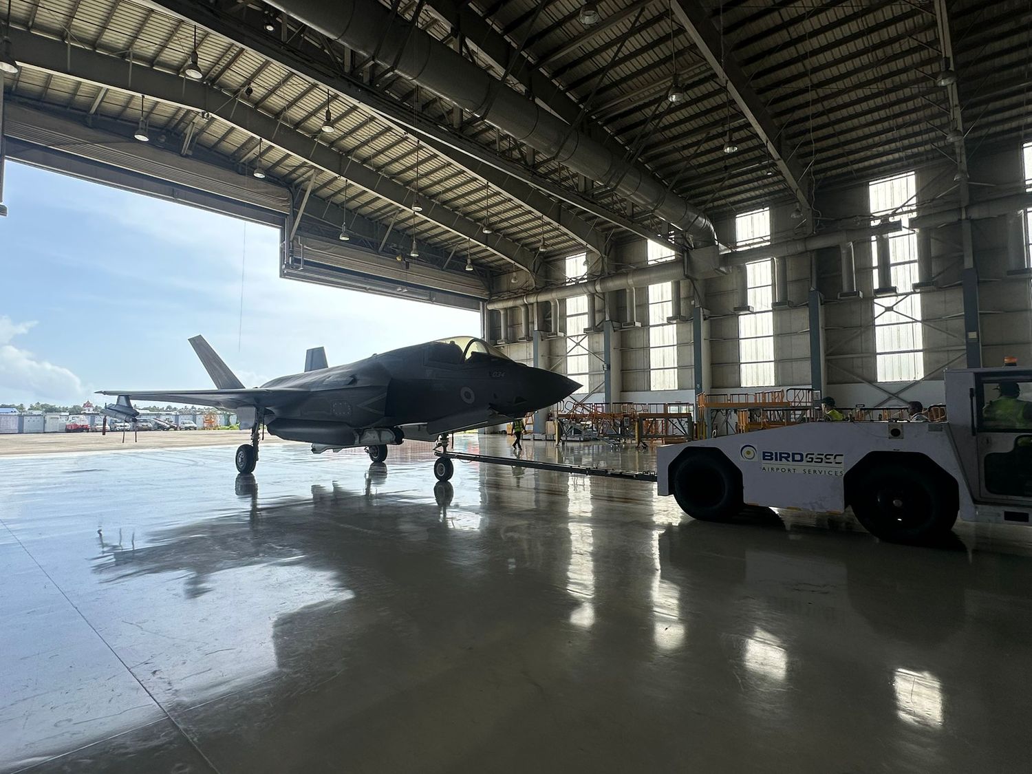 El Reino Unido inicia las reparaciones del F-35B "olvidado" en India