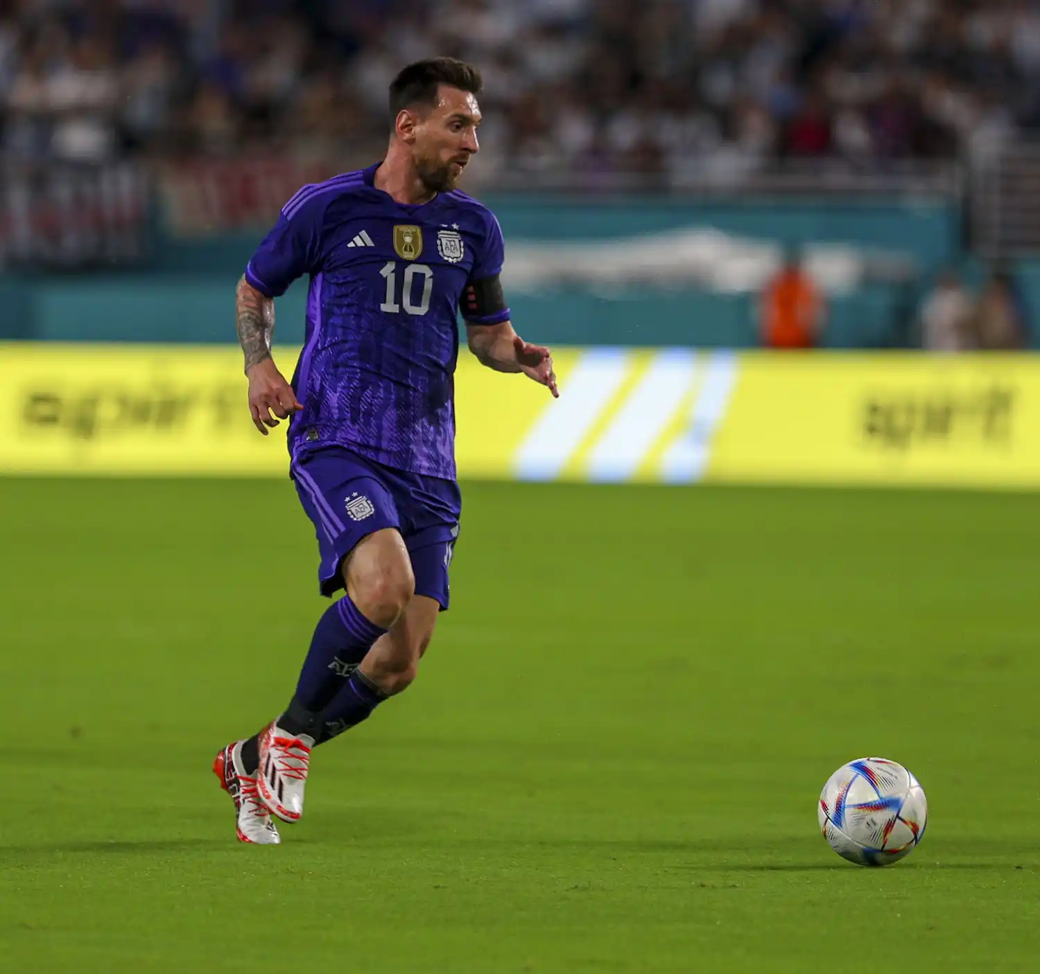 Messi, capitán del seleccionado nacional.
